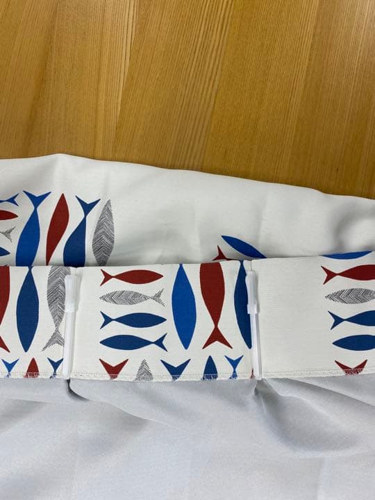 カーテン　遮光　魚　匿名配送