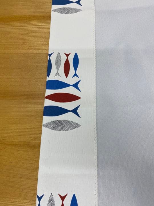 カーテン　遮光　魚　匿名配送