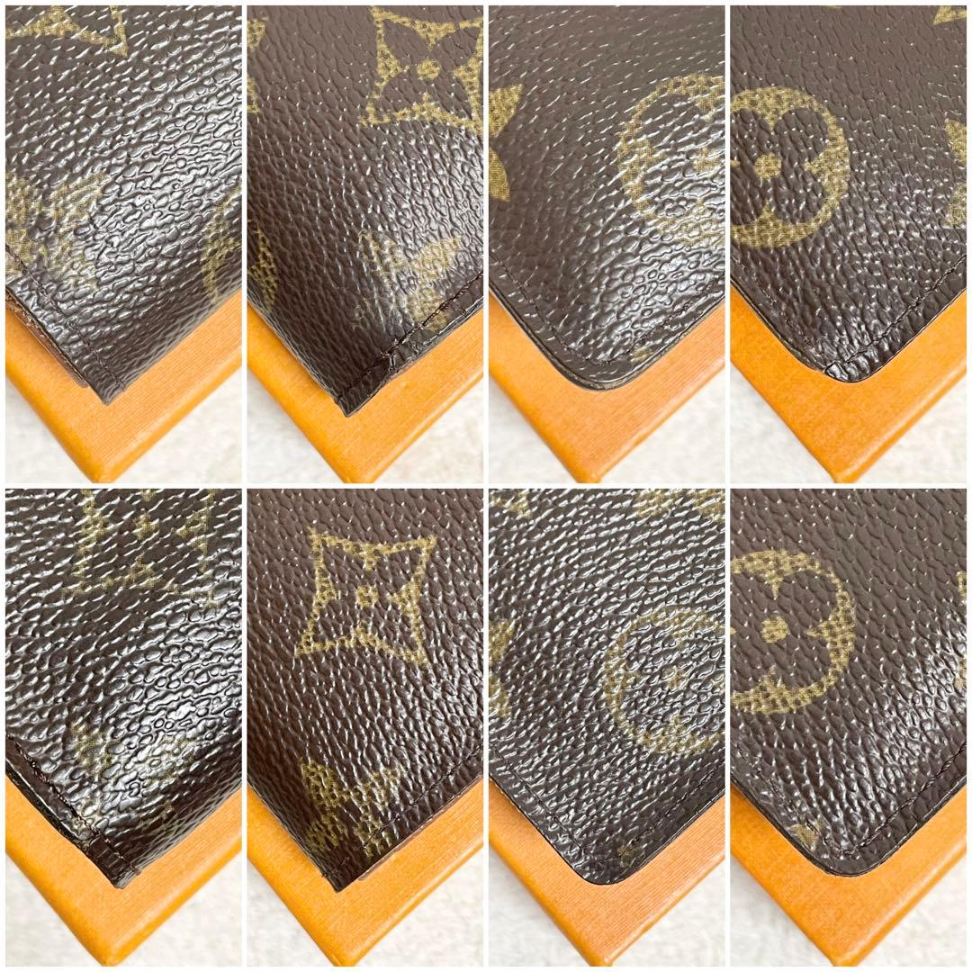 ルイヴィトン　モノグラム　ポルトフォイユヴィエノワ　がま口　二つ折り財布