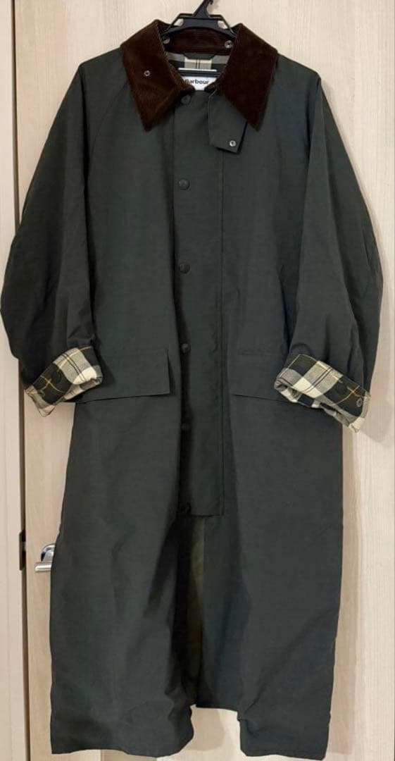 【美品】Barbour ニュー バーレー オーバーサイズ 別注 ノンオイル 38