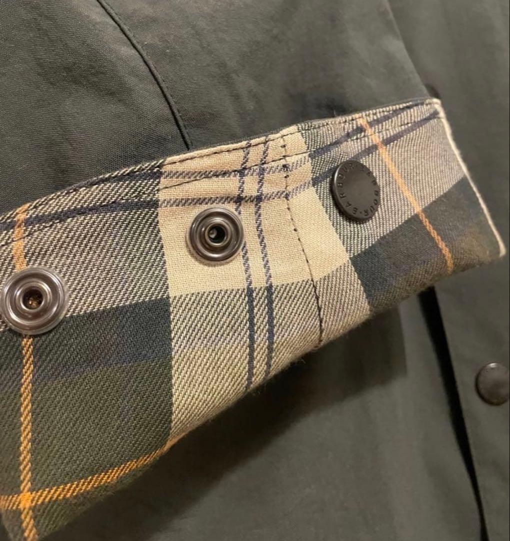 【美品】Barbour ニュー バーレー オーバーサイズ 別注 ノンオイル 38