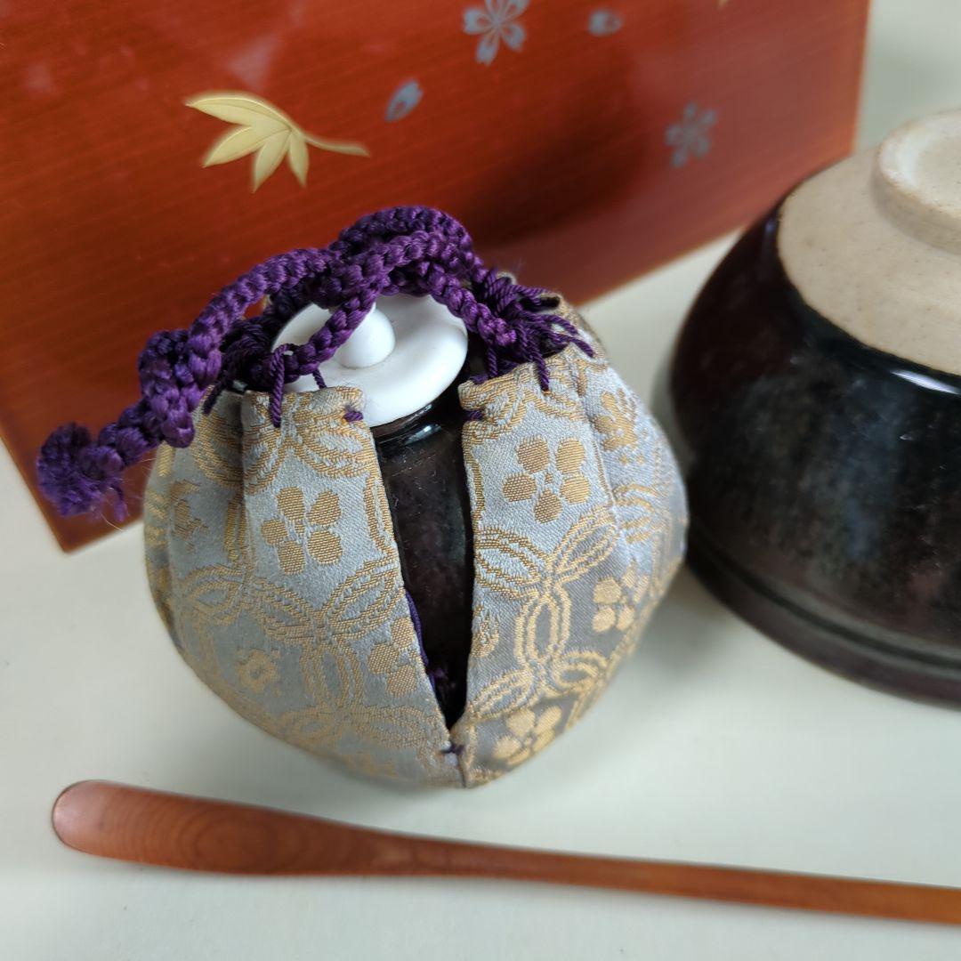 茶箱 春慶塗 桜と紅葉 セット 一式 茶道具 茶道 お点前 紙箱 いろいろ