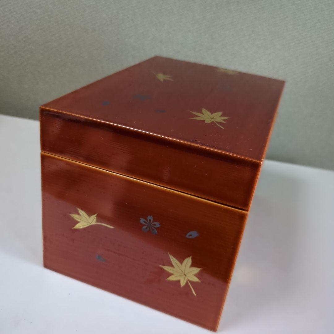 茶箱 春慶塗 桜と紅葉 セット 一式 茶道具 茶道 お点前 紙箱 いろいろ