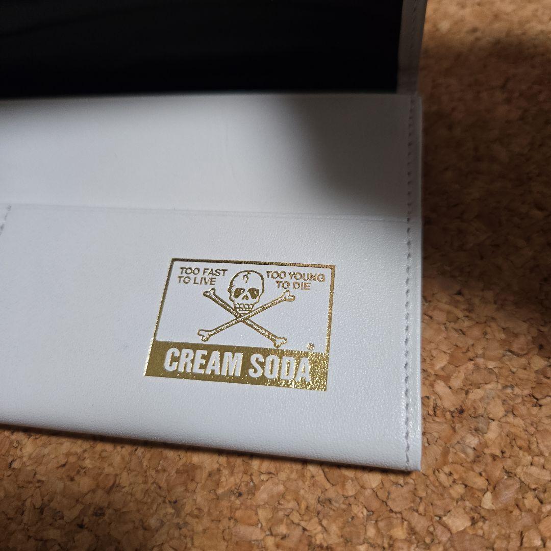 クリームソーダ　長財布　ホワイト　未使用品