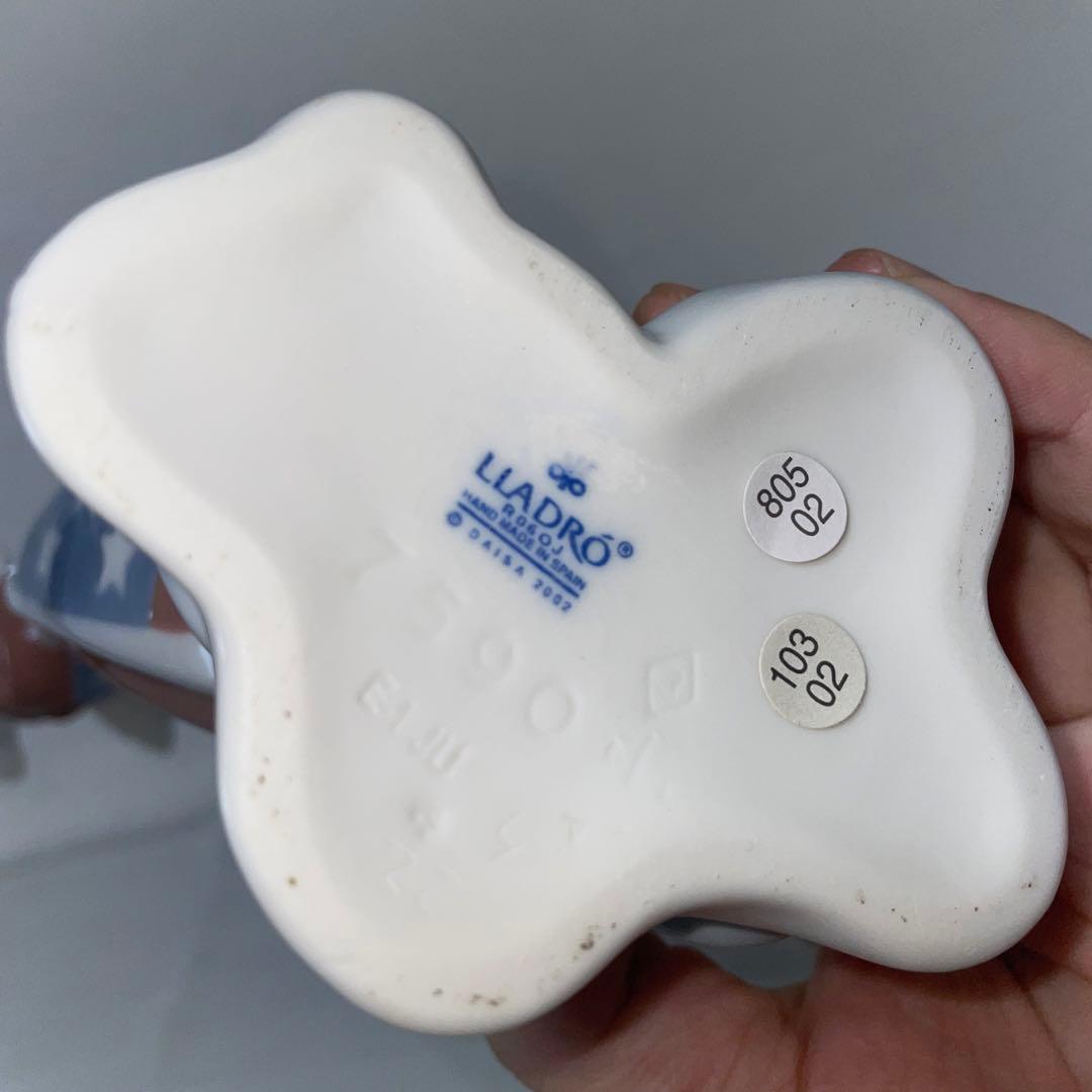 LLADRO 人形 平和の花かご　星条旗柄　アメリカ