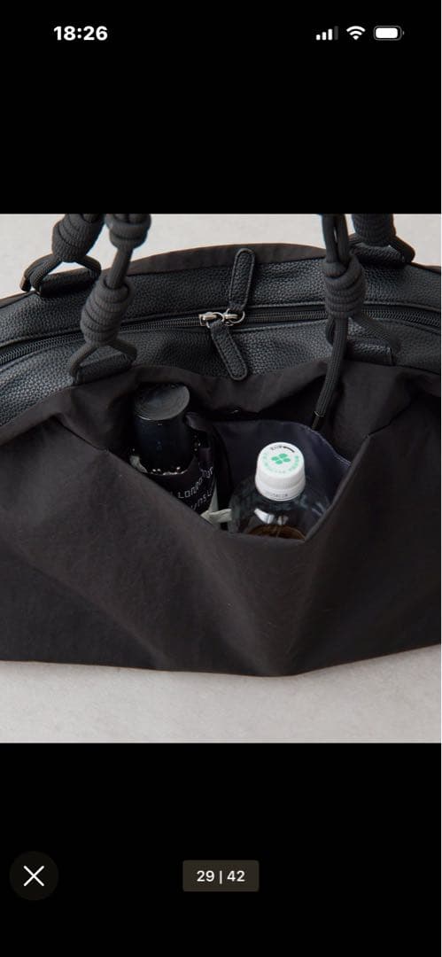 ear papillonner トラベルボストンバッグL