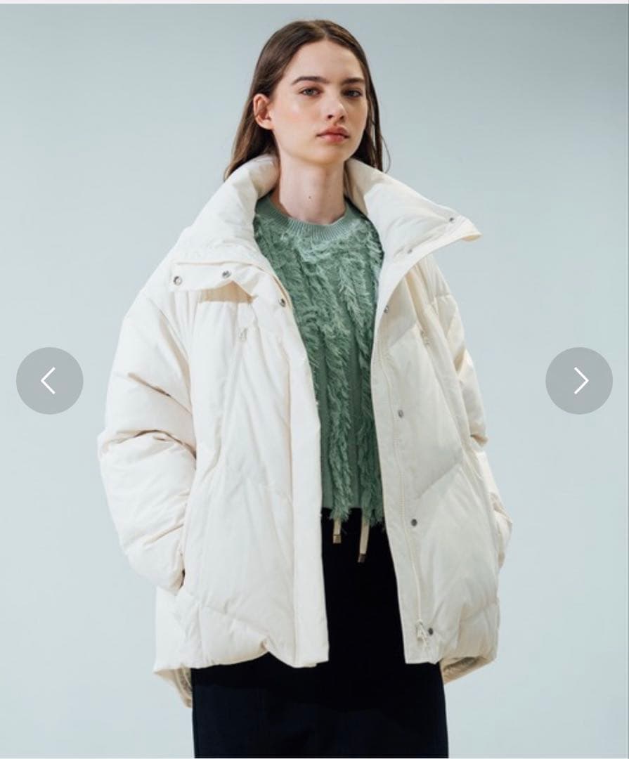 CITY TOKYO ホワイト ダウンジャケット オーバーサイズ 2