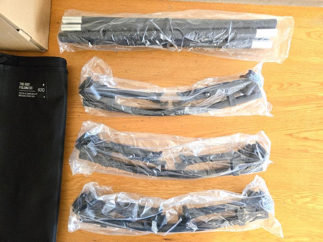 【新品】ブルックリンアウトドアカンパニー 600Dフォールディングコット 黒