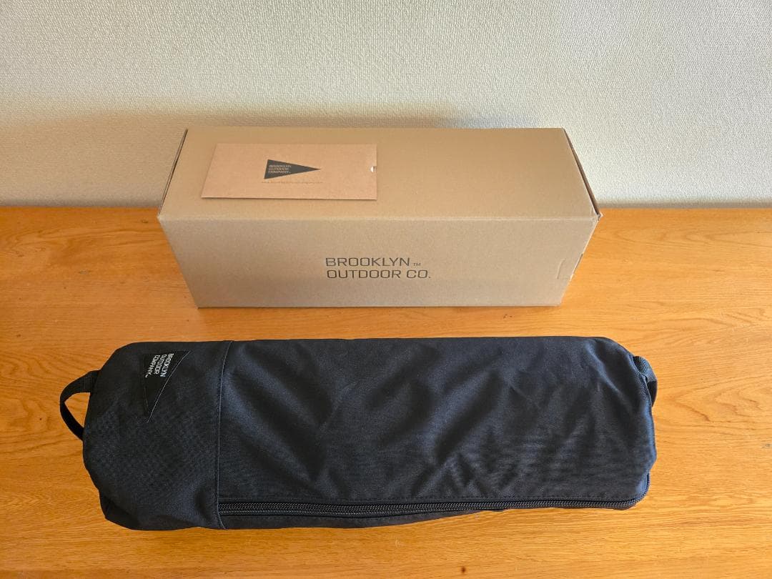 【新品】ブルックリンアウトドアカンパニー 600Dフォールディングコット 黒