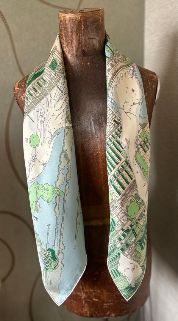 エルメススカーフ カレ90/柄名:イポポリス