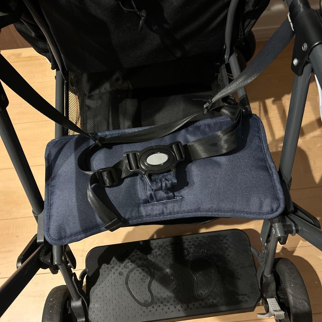 美品 KATOJI二人でゴー ケーブルロックのおまけ付き　2人乗りベビーカー