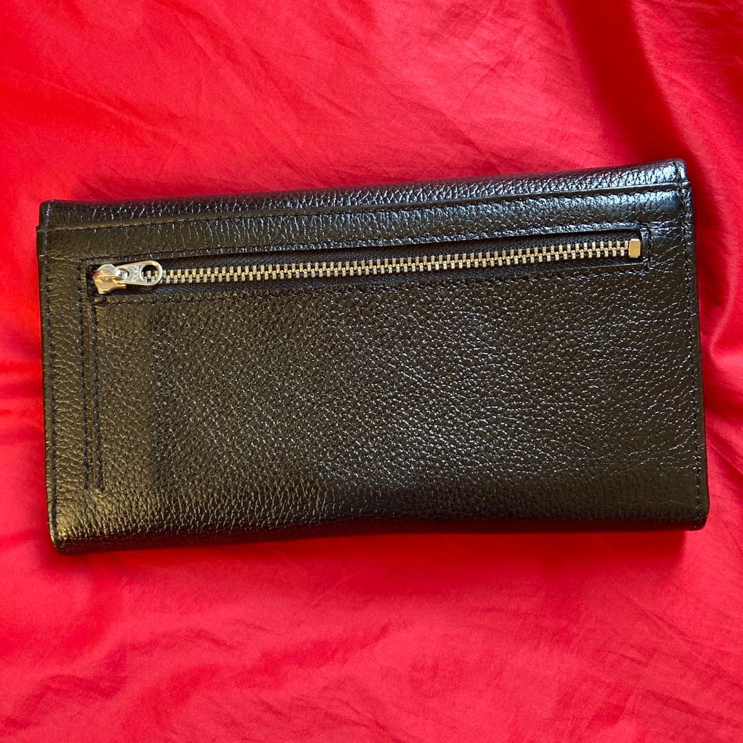 DEEP ZONE 長財布 レザー ブラック ロングウォレット レザーウォレット