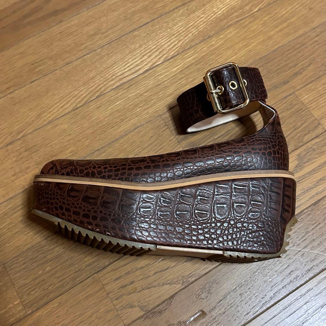 vivienne westwoodアンクルストラップ　ブラウン