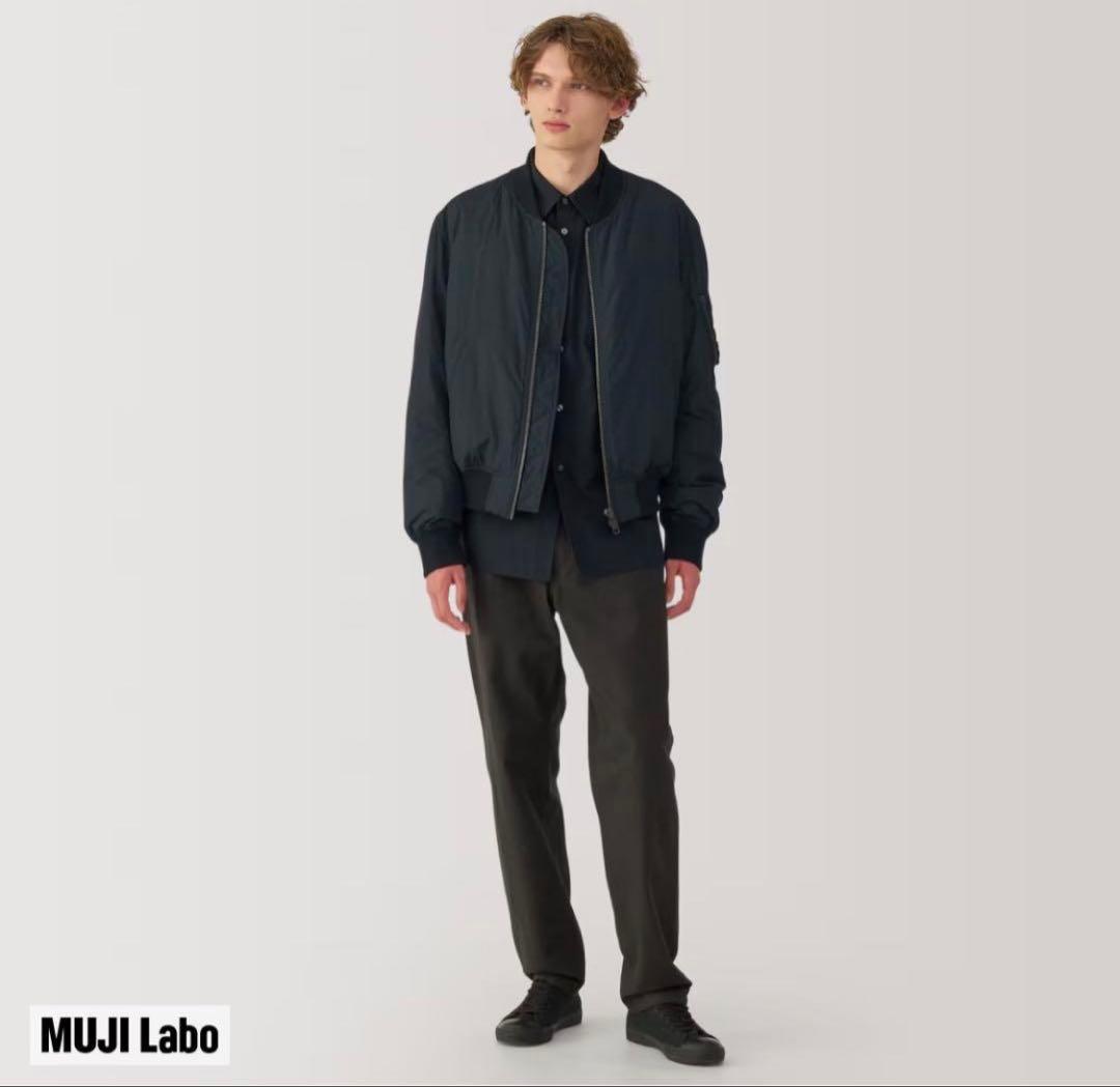 MUJI Labo MA-1ジャケット 黒　ブラックmujilabo