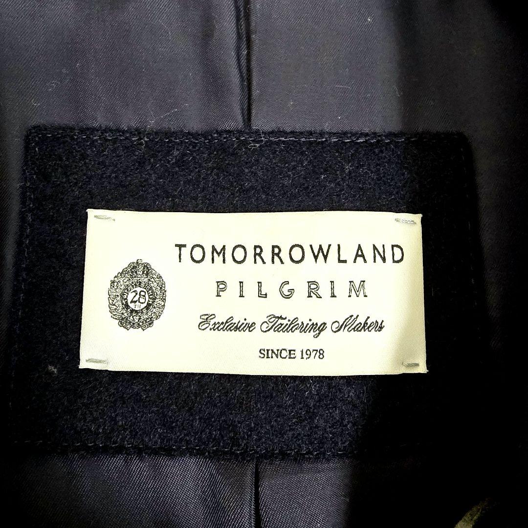 トゥモローランド ピルグリム カシミヤ チェスターコート ピーコート 濃紺 44