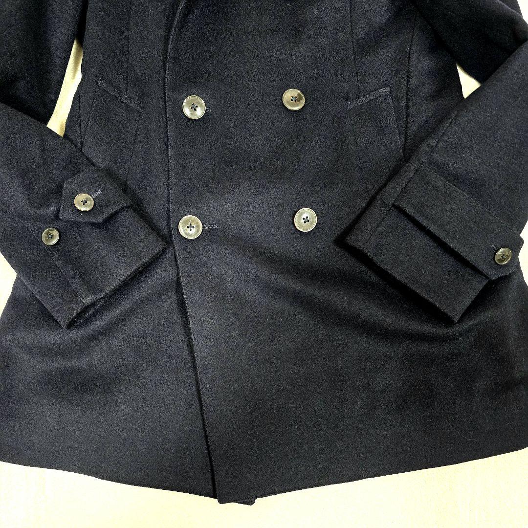 トゥモローランド ピルグリム カシミヤ チェスターコート ピーコート 濃紺 44