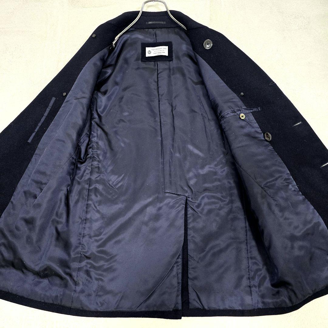 トゥモローランド ピルグリム カシミヤ チェスターコート ピーコート 濃紺 44
