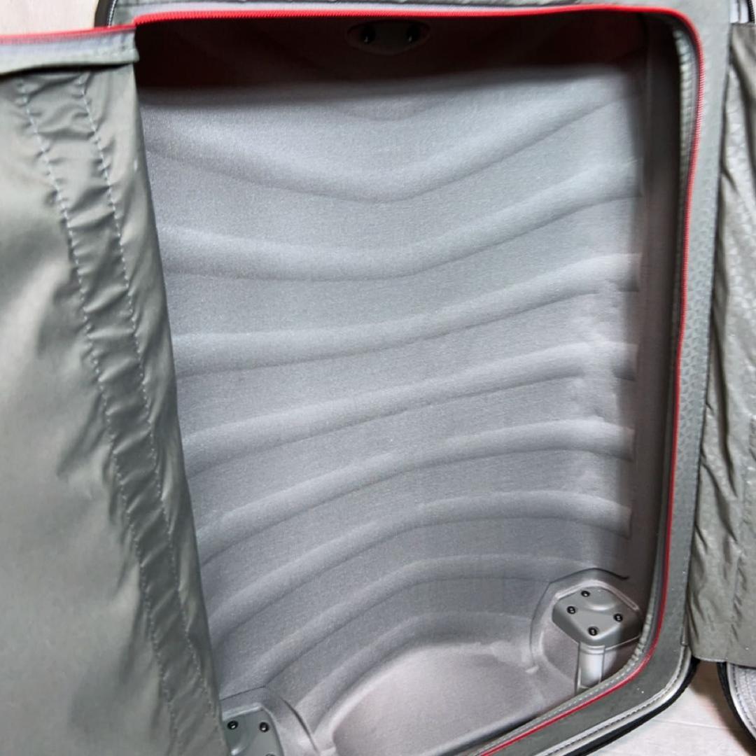 サムソナイト スーツケース　シェル　ファイヤーライト　4輪　赤　94L レッド