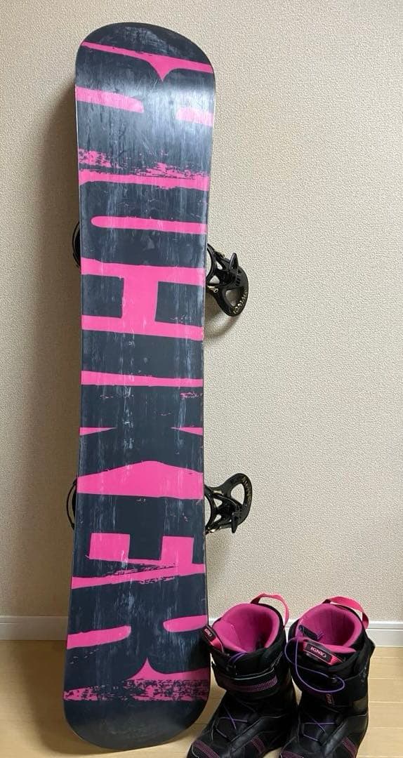 CSB スノーボード3点セット　板145㎝　ブーツ24㎝