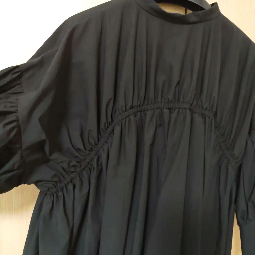 新品　エンフォルド 半袖 ギャザー入りシャツ38