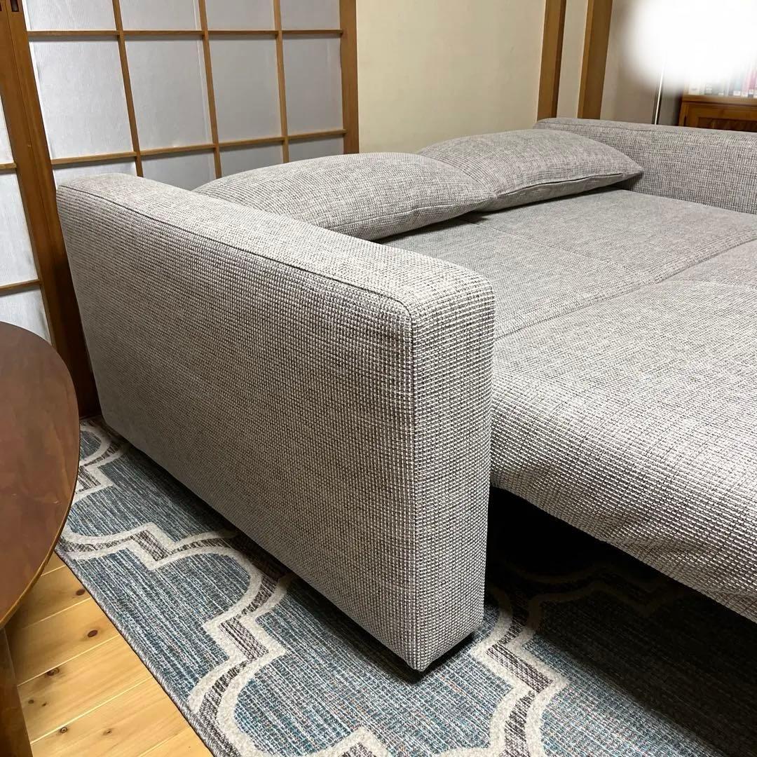 ソファベッド　ML セミダブル　大塚家具　グレー