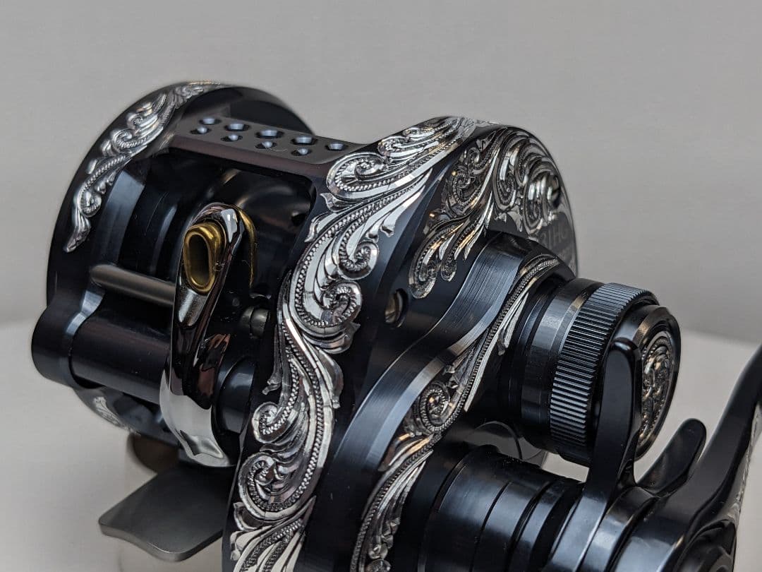 シマノ カルカッタコンクエスト31HG 彫金 エングレービング カスタム