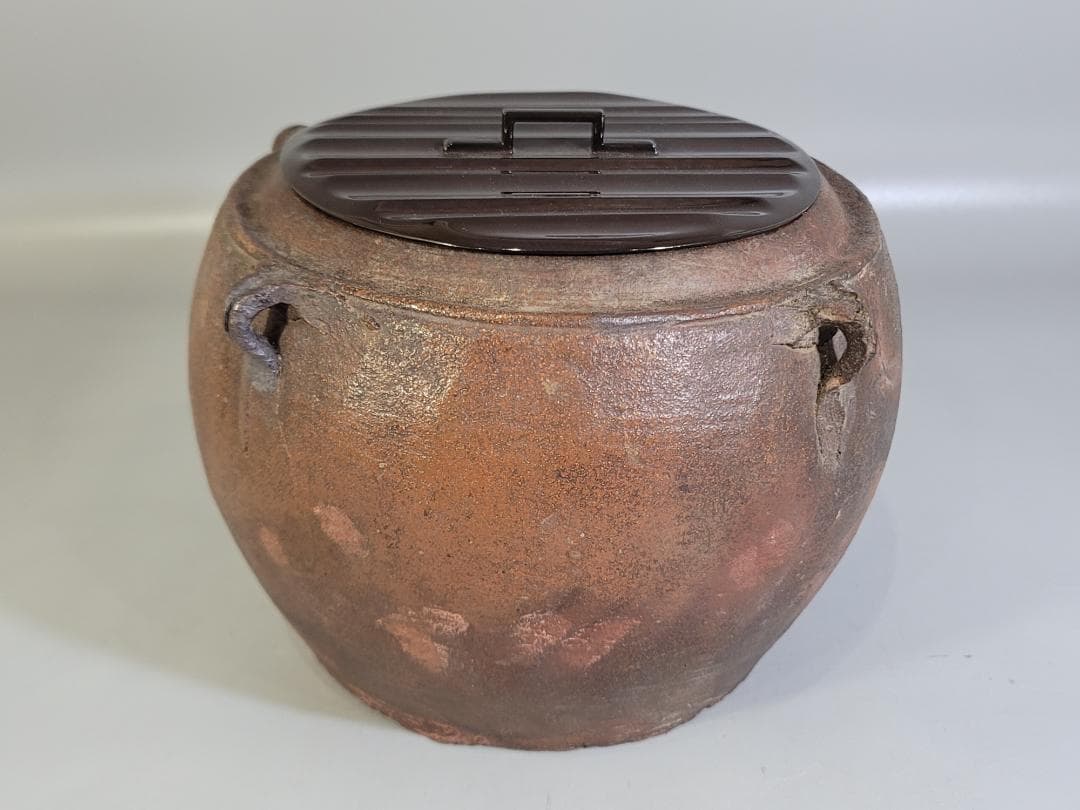 茶道具 南蛮 四耳壷 水指 古美術 DT443