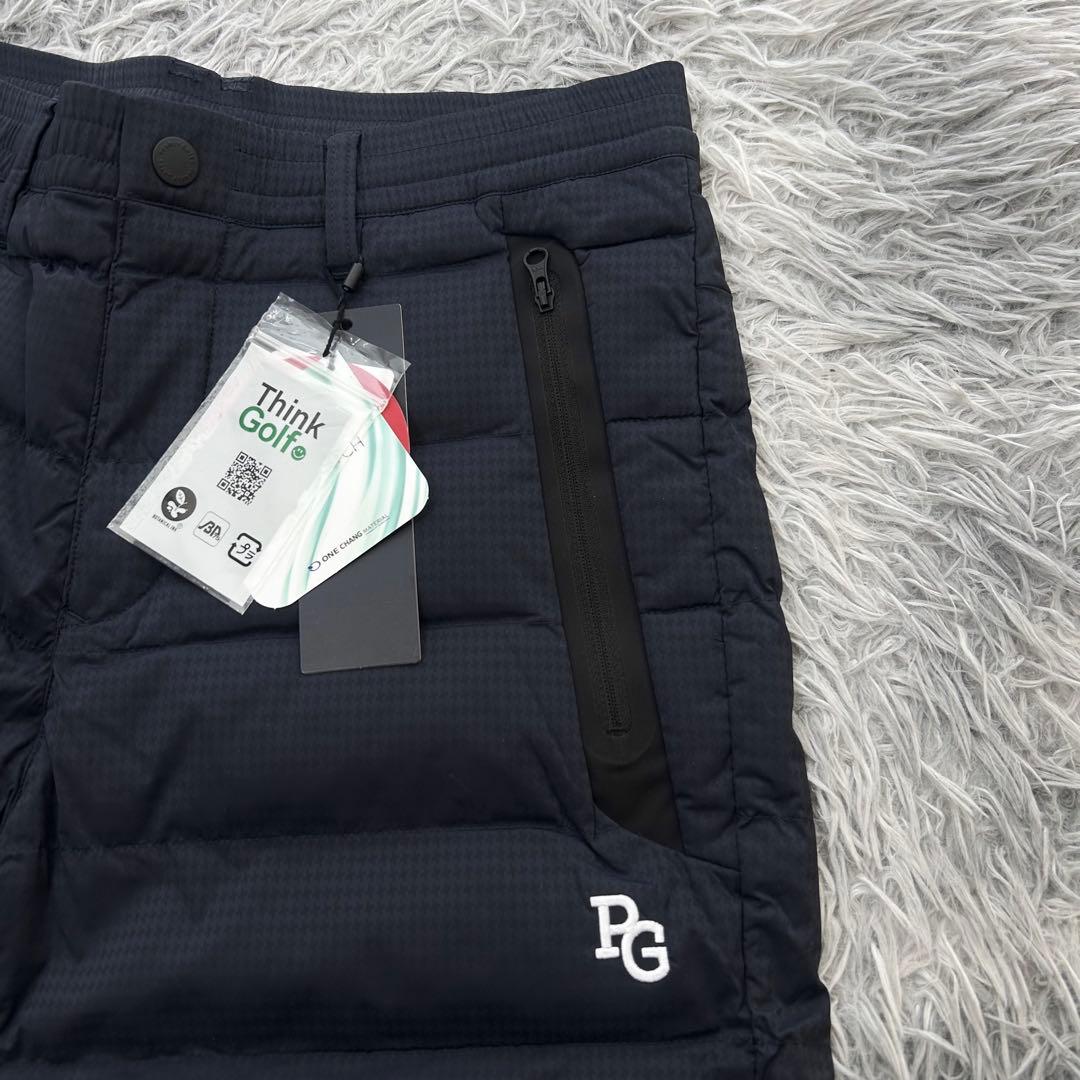 新品　パーリーゲイツ　パンツ　中綿　ストレッチ　防寒　ネイビー　サイズ4