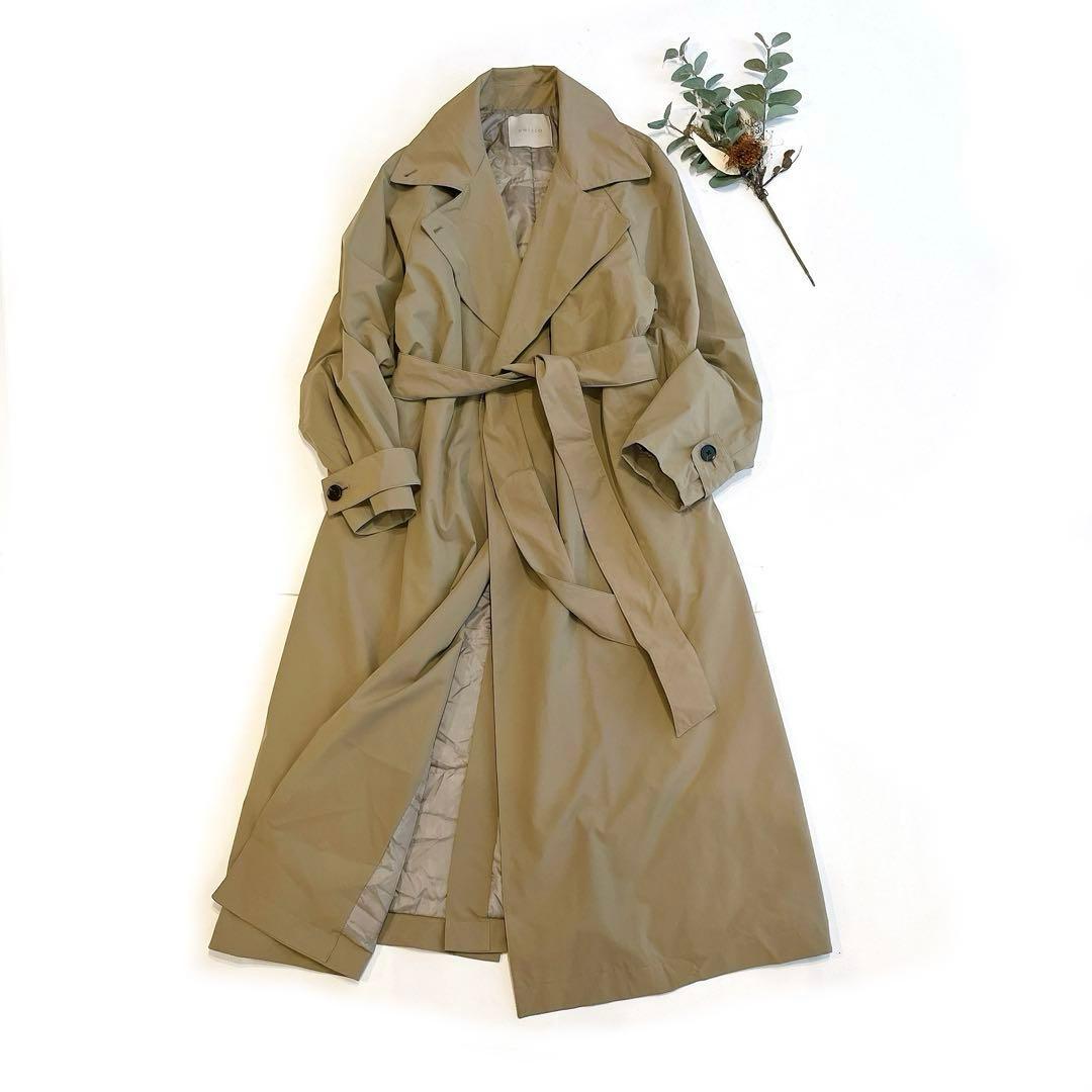 UNFILO オンワード　MOVETEX トレンチコート　中綿入りS モカ