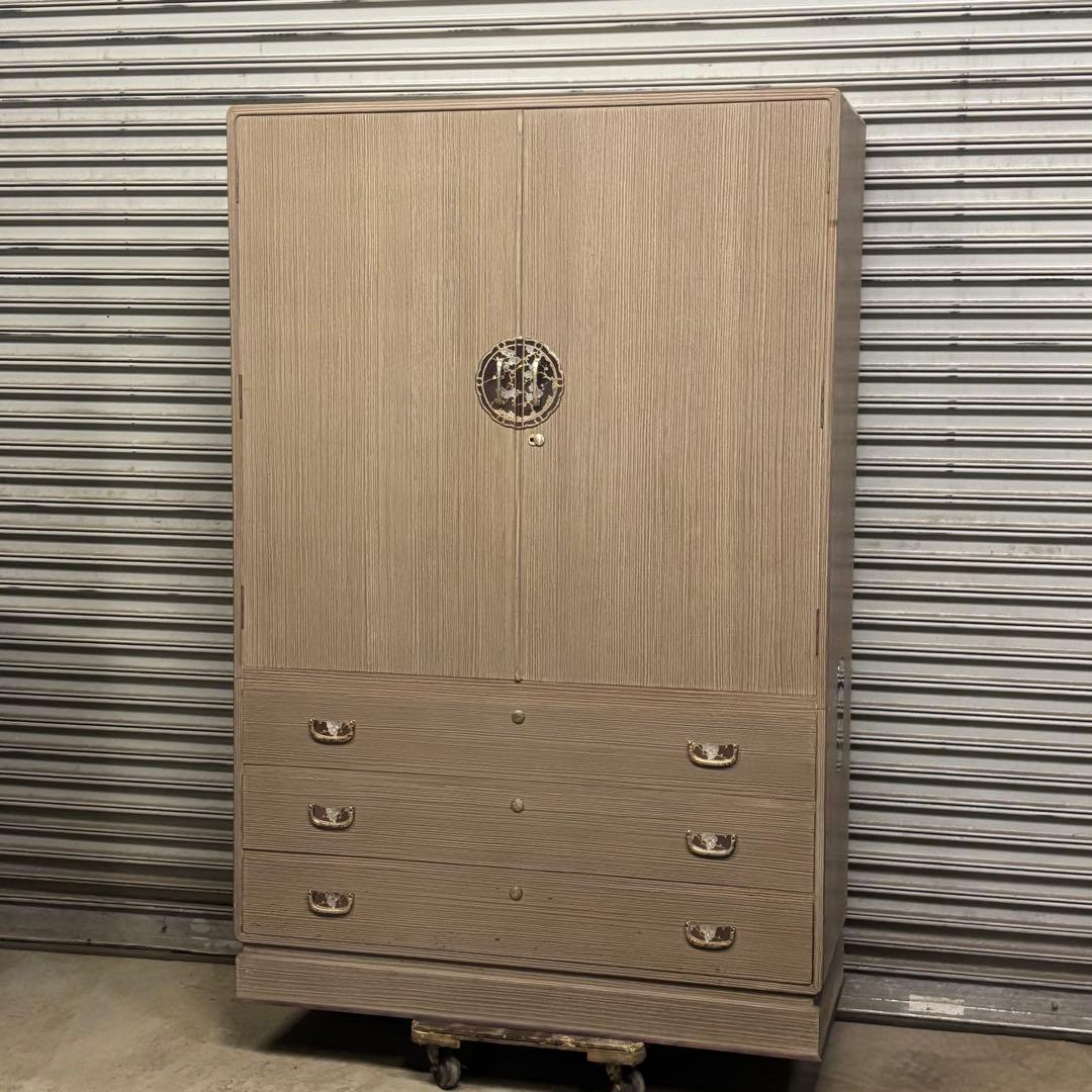 賀茂桐箪笥　通産大臣指定伝統的工芸品　着物箪笥