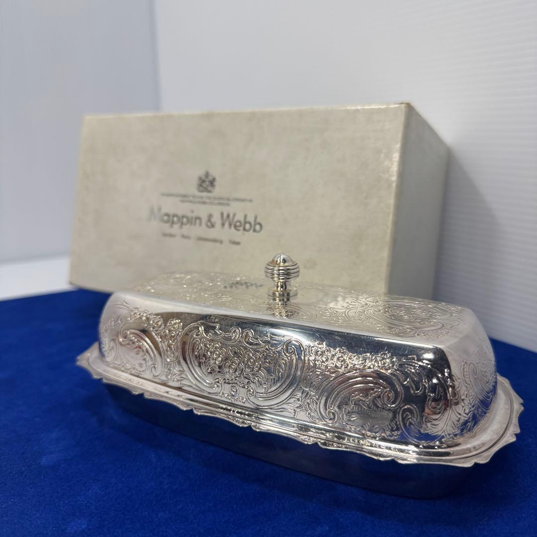 【希少】 Mappin & Webb マッピン＆ウェッブ バターディッシュ 美品