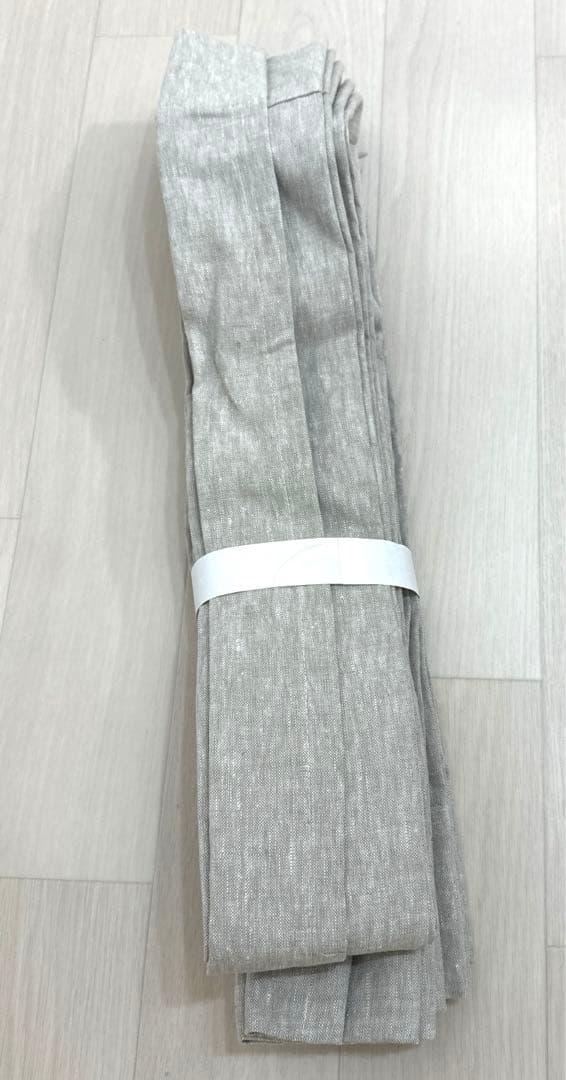 みー　リセノ　リネンカーテン Mar ベージュ