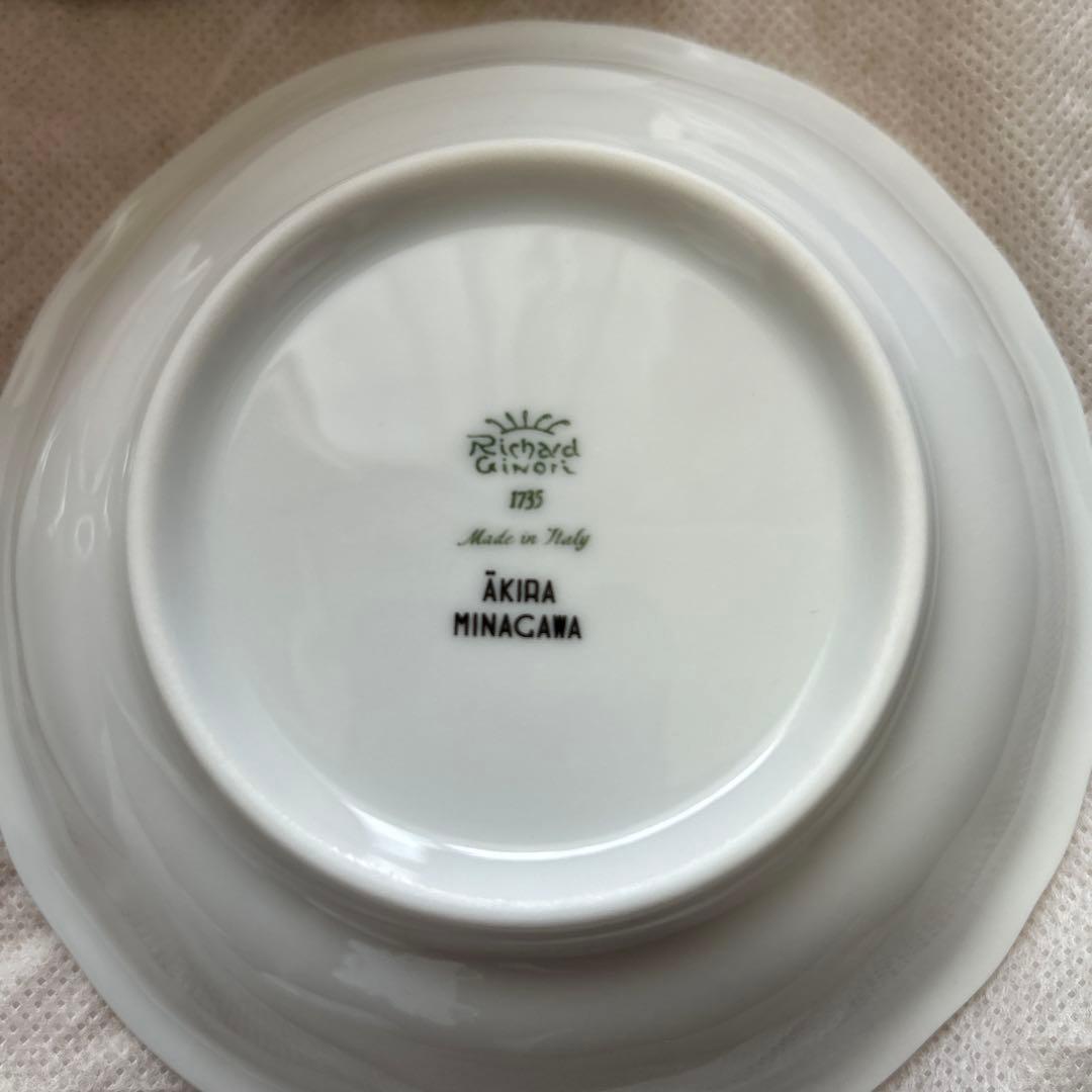 リチャードジノリ ミナペルホネン ジェルモリオ フルーツソーサー　2個　ボウル