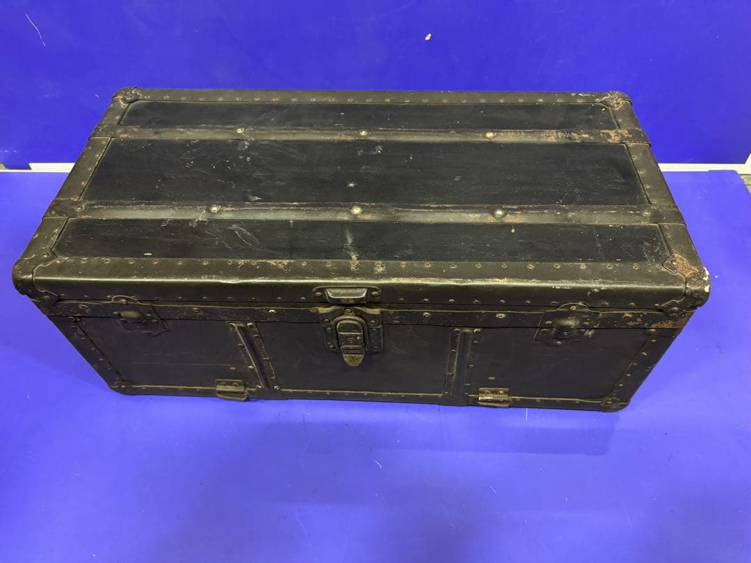 日本軍　金属製将校用行李　トランク　偕行社