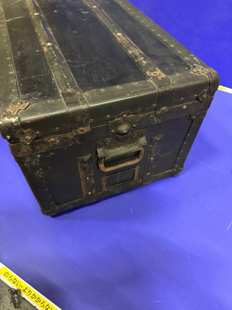 日本軍　金属製将校用行李　トランク　偕行社