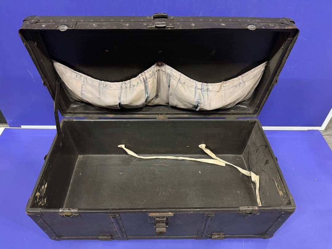 日本軍　金属製将校用行李　トランク　偕行社
