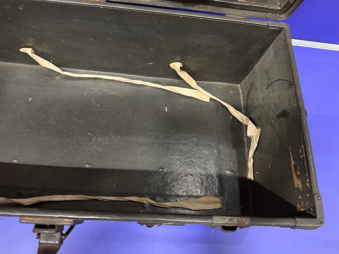 日本軍　金属製将校用行李　トランク　偕行社