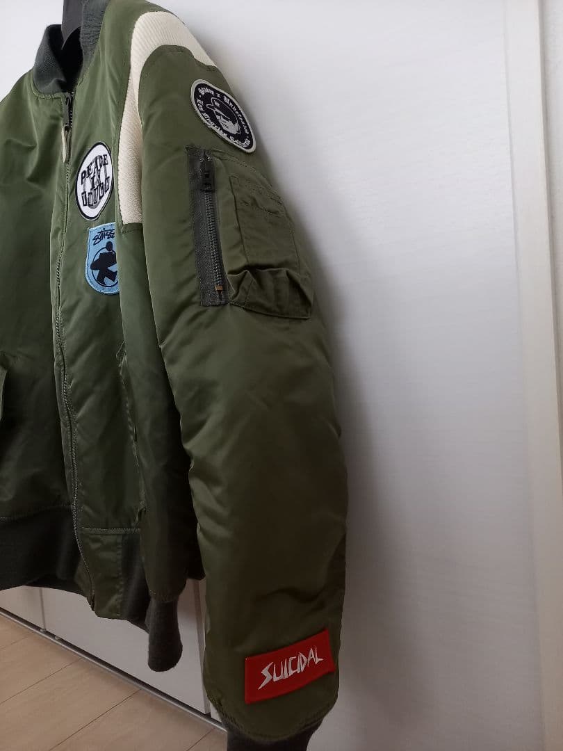 STUSSY ALPHA FRAGMENT MA-1 25周年モデル