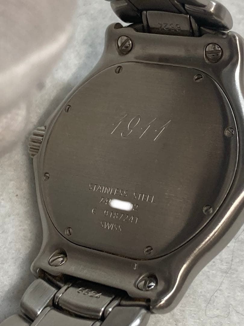 極美品 EBEL 1911 クラッシック 腕時計 ブルー ギャランティ付属