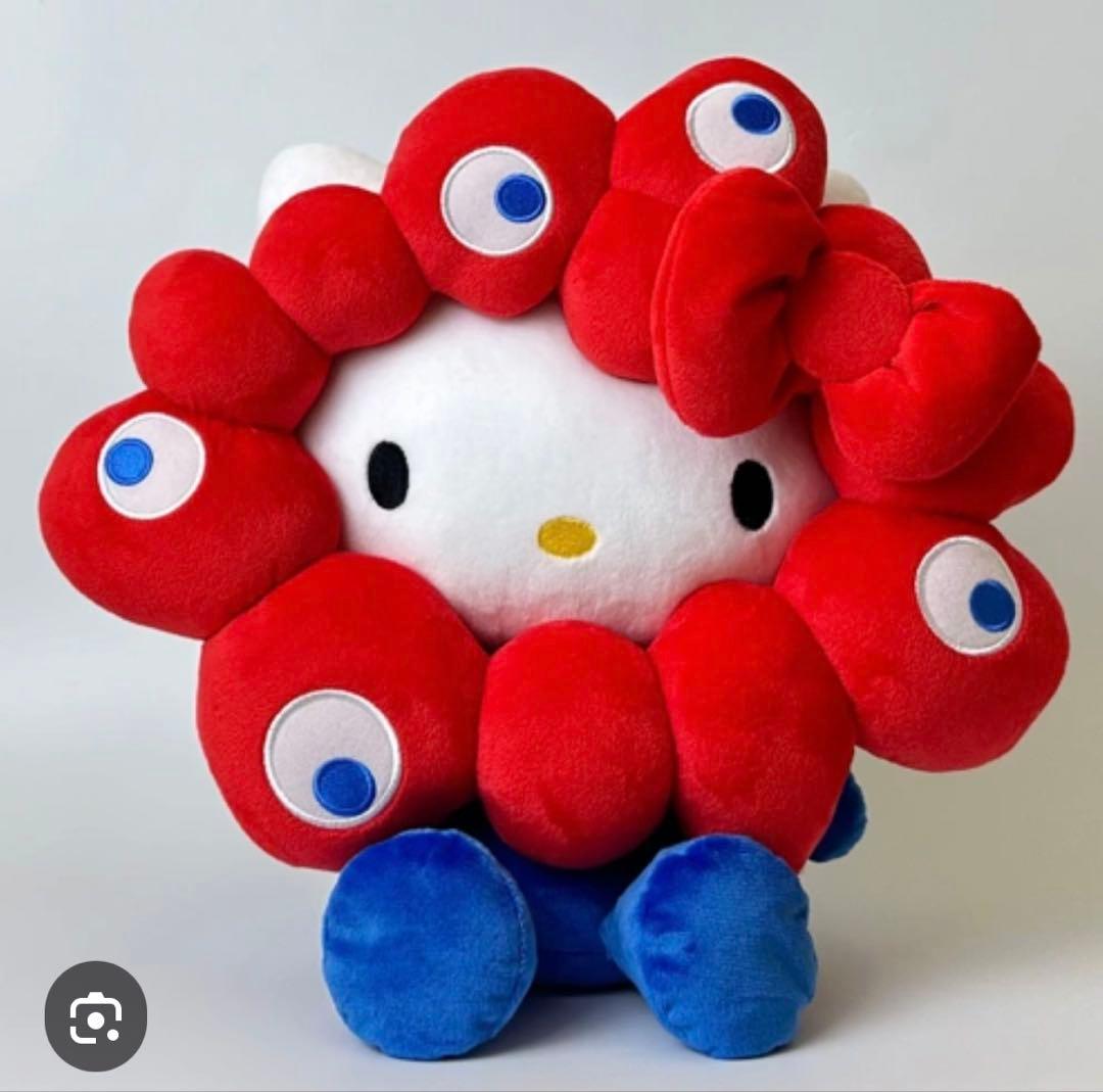 万博　ミャクミャク　サンリオ　コラボ　キティーちゃん　ぬいぐるみ　Mサイズ