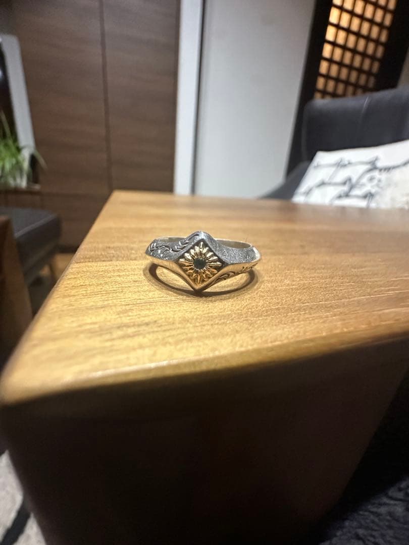 ARIZONA FREEDOM 太陽神K18 シルバーリング ターコイズ 17号