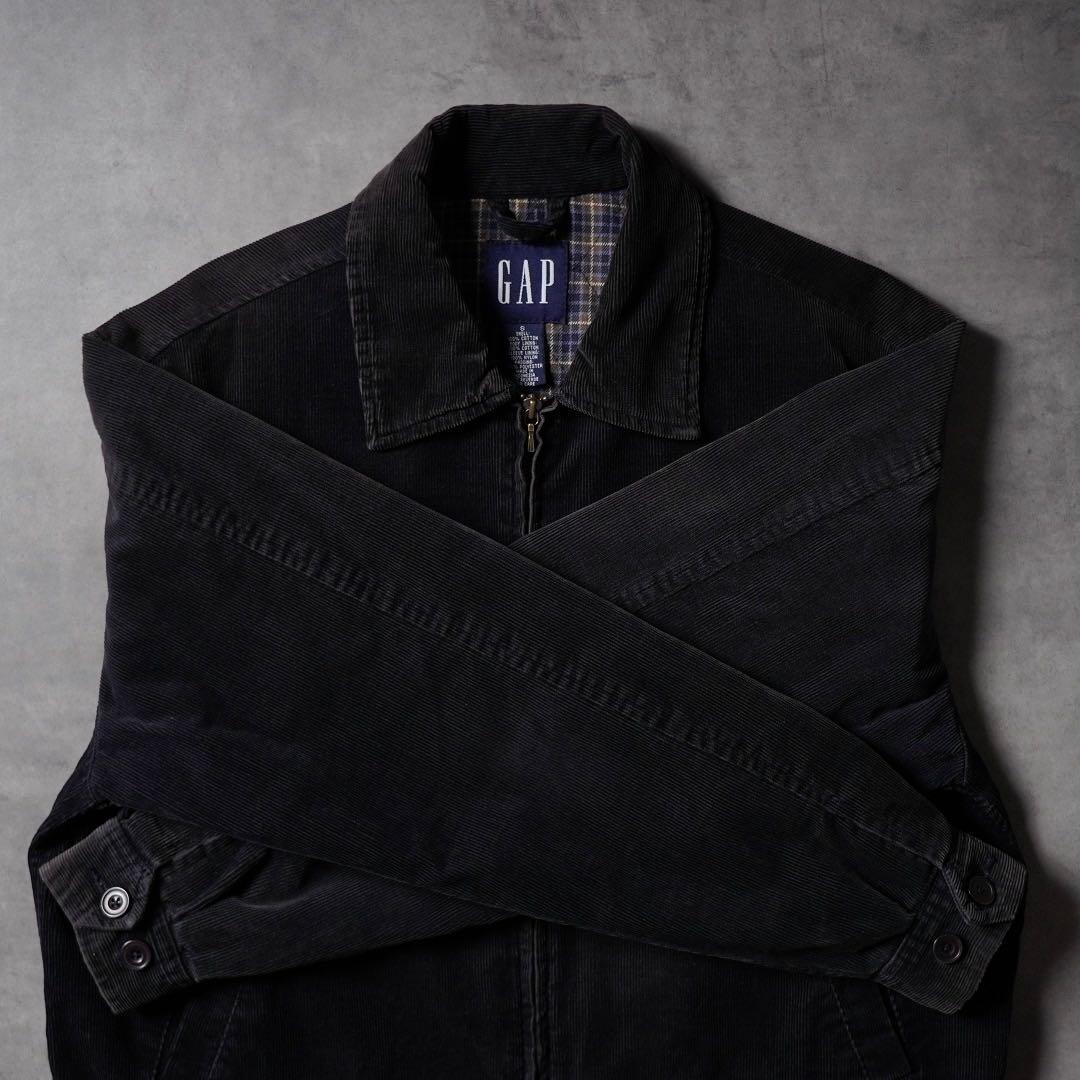 00s OLD GAPコーデュロイ ドリズラージャケット ブラック