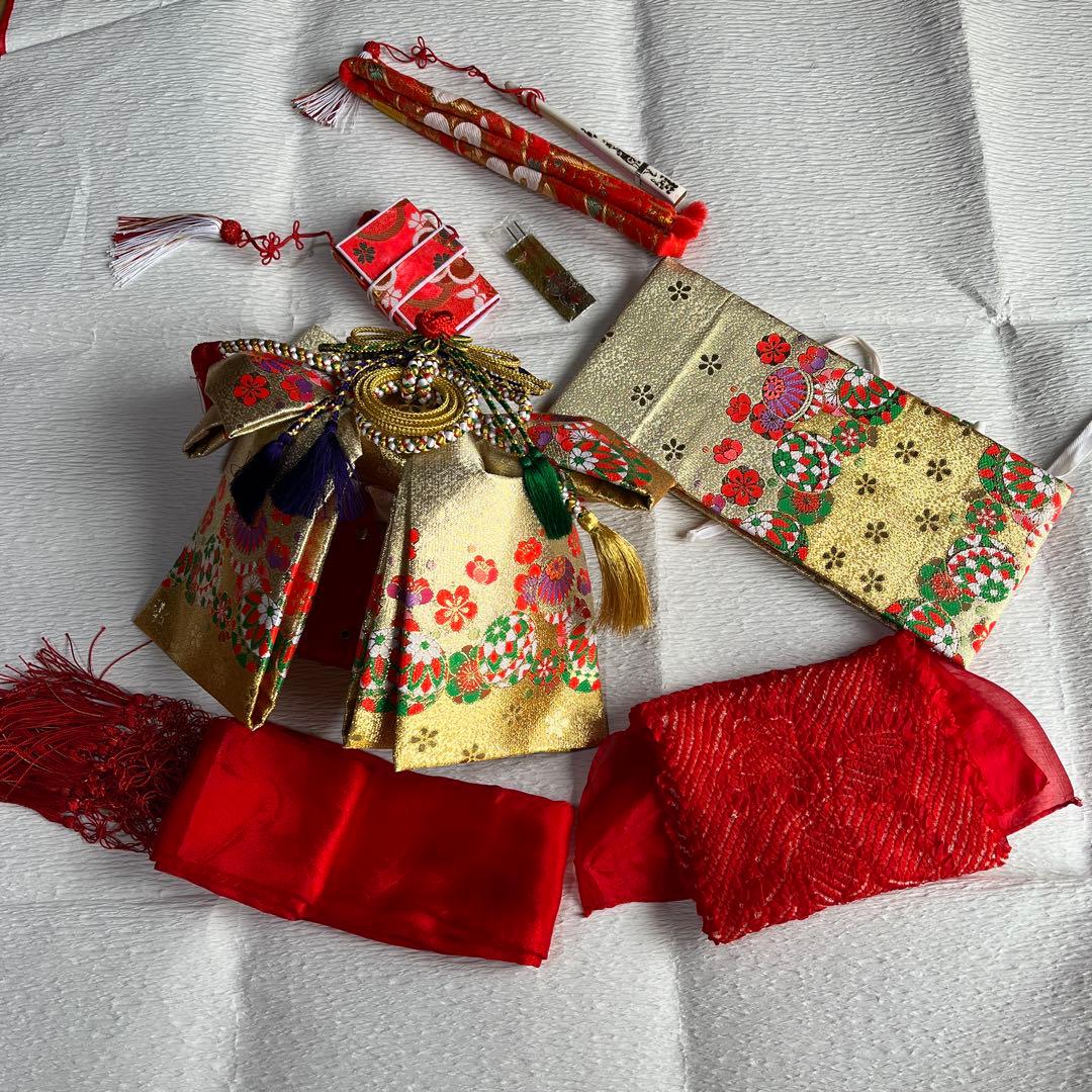 ７歳用　七五三 作り帯セット