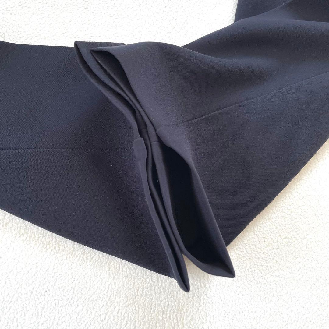 美品✨プラステ ノーカラー パンツ スーツ セットアップ グレー ネイビー