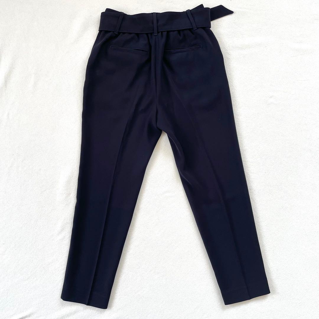 美品✨プラステ ノーカラー パンツ スーツ セットアップ グレー ネイビー