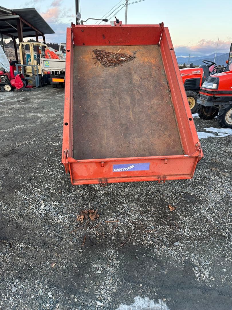 実動 筑水キャニコム　運搬車 油圧ダンプ 油圧リフト　セル付き