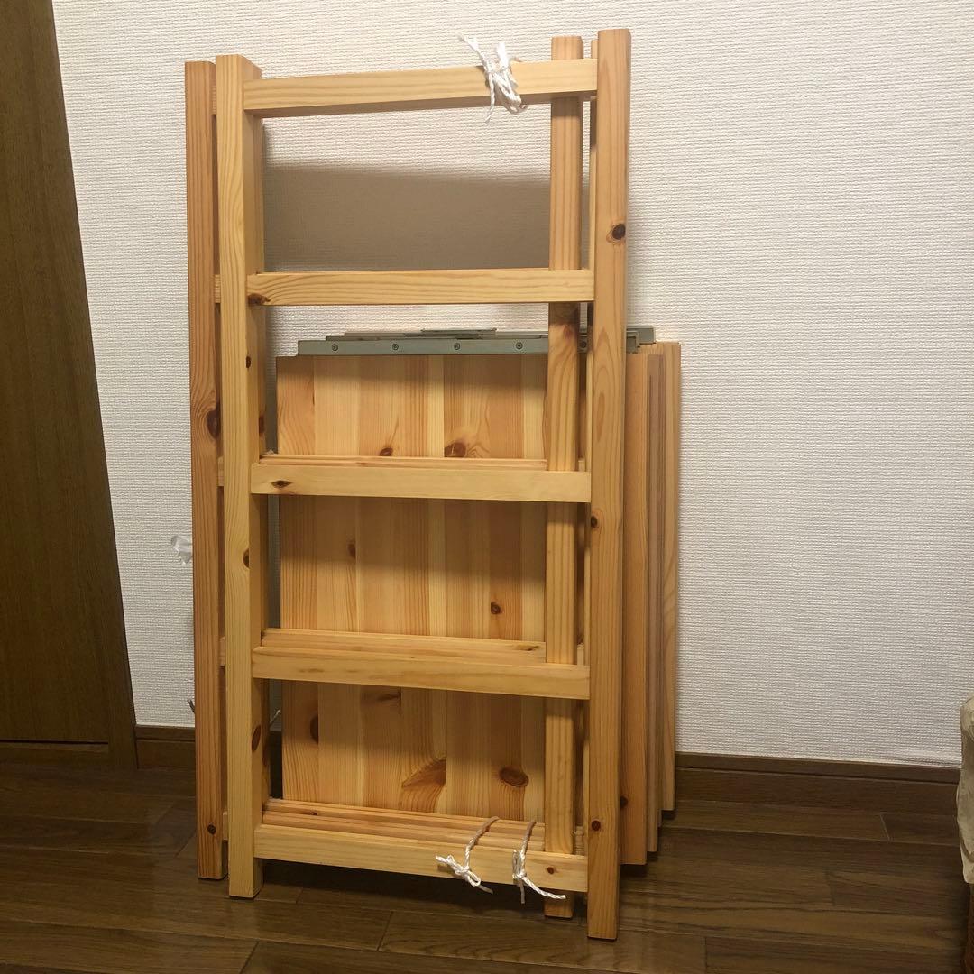 無印良品　パイン材ユニットシェルフ