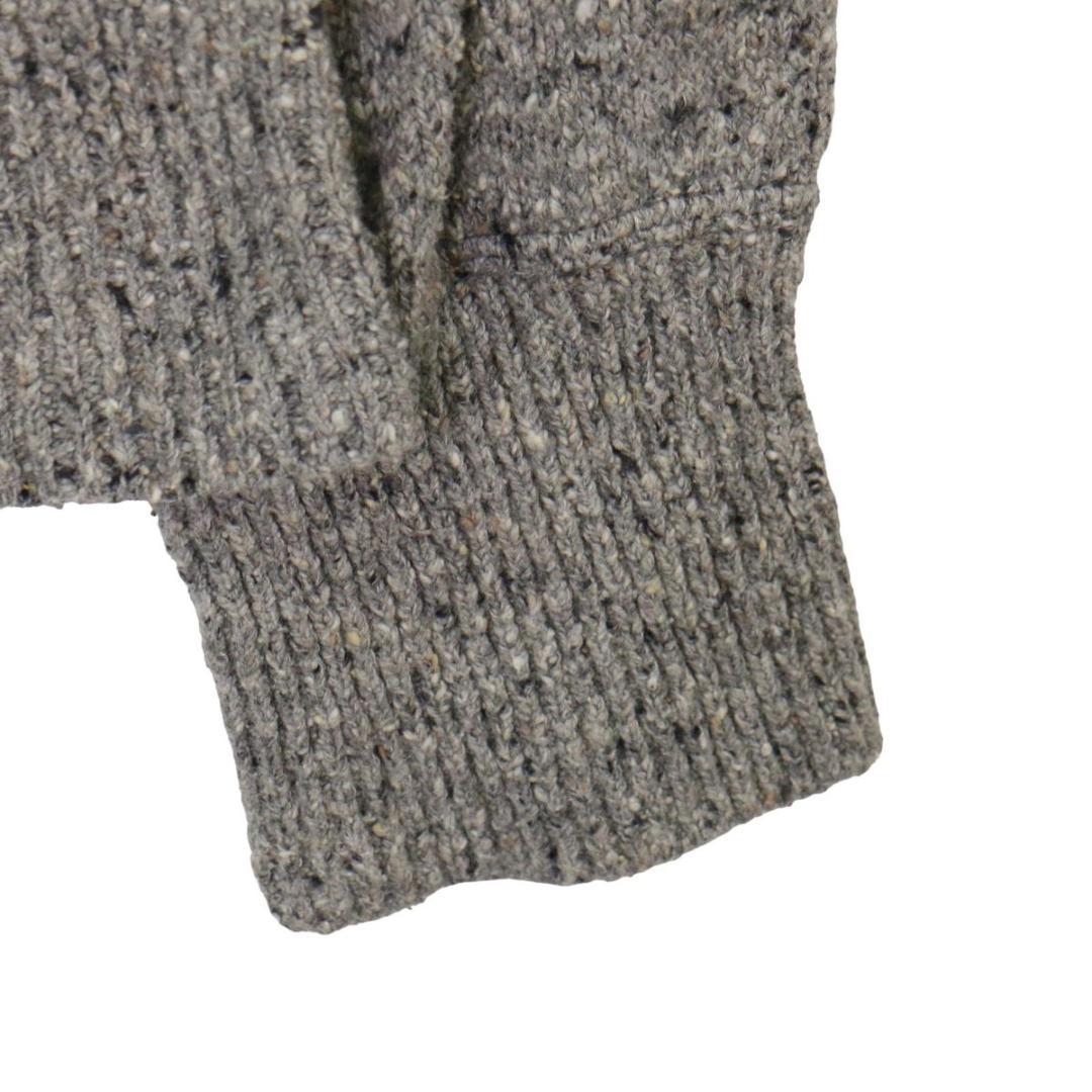 45R ニットプルオーバー 馬比古　セーター　モックネック　カンガルーポケット