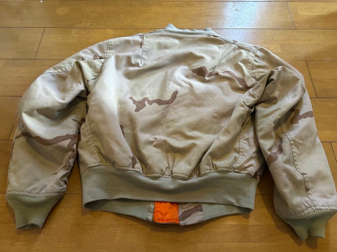 USA製 80s 90s ALPHA MA-1 フライトジャケット デザートカモ