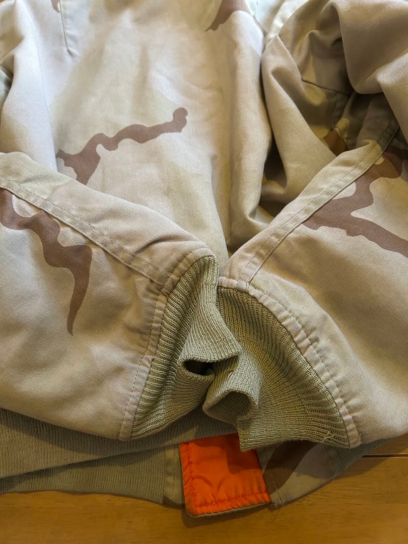 USA製 80s 90s ALPHA MA-1 フライトジャケット デザートカモ